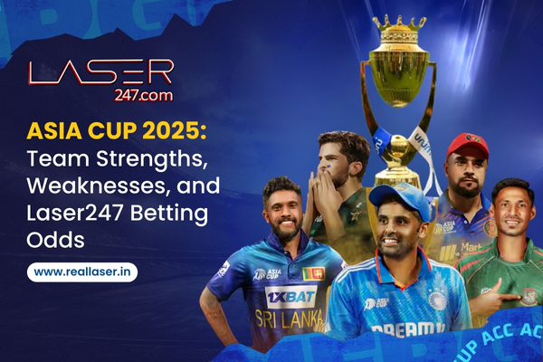 Read more about the article Asia Cup 2025: Team Strengths, Weaknesses, and Laser247 Betting Odds