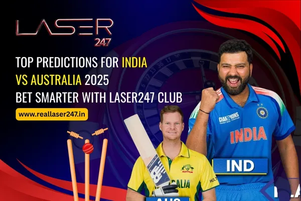 Read more about the article Top Predictions for India vs Australia 2025 – Bet Smarter with Laser247 Club